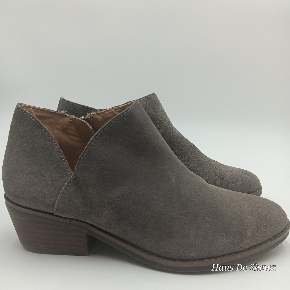 Lucky Brand Womens Frankela grey suede, size 6 - Picture 3 of 15